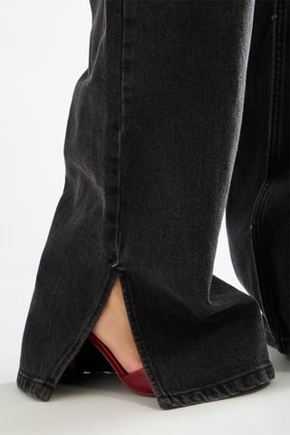 Jean straight flare - Noir