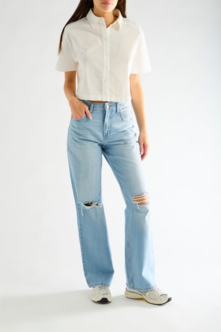 Jean wide legs - Bleu