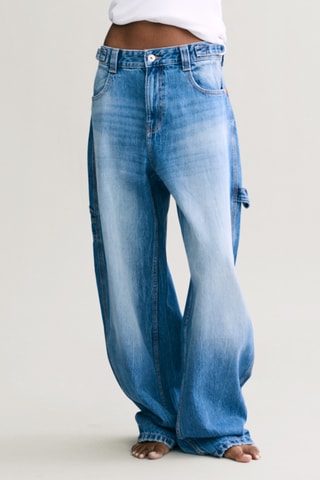 Jean wide legs - Bleu cobalt