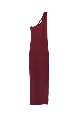 Robe asymétrique - Bordeaux