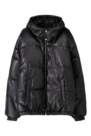 Doudoune à capuche - Noir