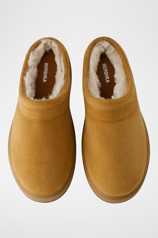 Sabots fourrés - Camel