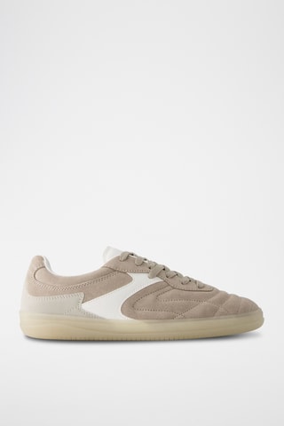 Baskets en cuir - Camel