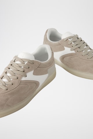 Baskets en cuir - Camel