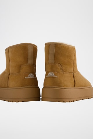 Boots fourrés plateformes - Marron