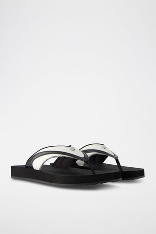 Tongs - Blanc et noir