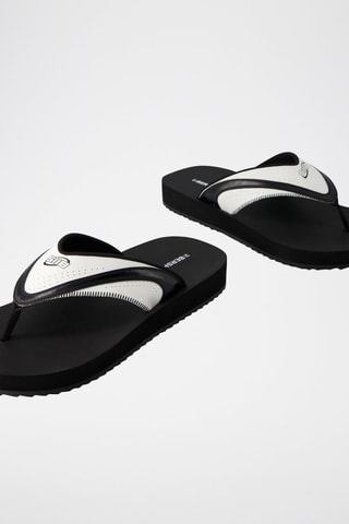 Tongs - Blanc et noir