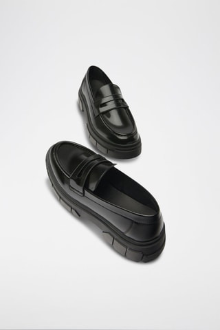 Mocassins plateformes Noir