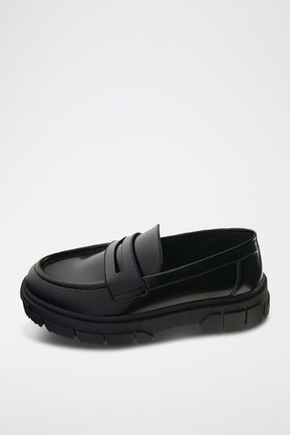 Mocassins plateformes Noir