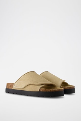 Mules en nubuck - Beige