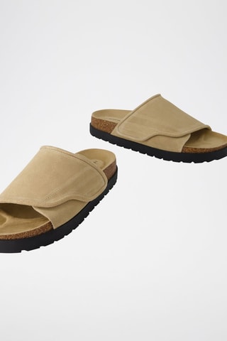 Mules en nubuck - Beige