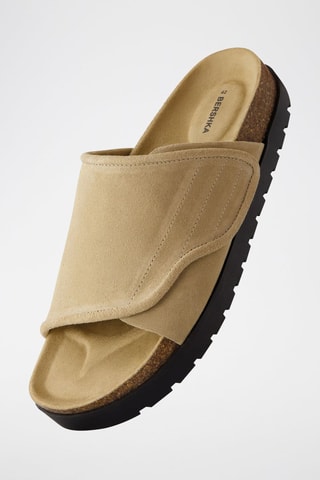 Mules en nubuck - Beige