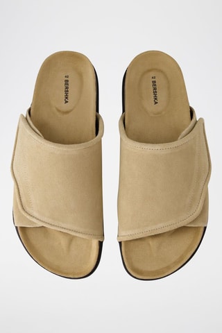 Mules en nubuck - Beige