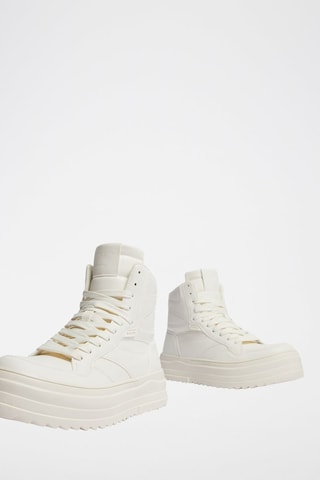Baskets montantes plateformes Blanc