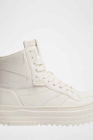 Baskets montantes plateformes Blanc