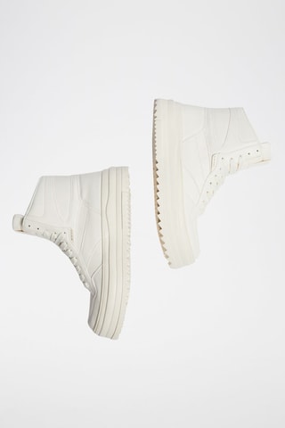 Baskets montantes plateformes Blanc