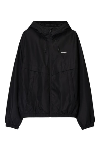 Coupe-vent à capuche - Noir