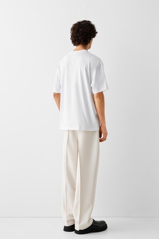 T-shirt oversize - Blanc