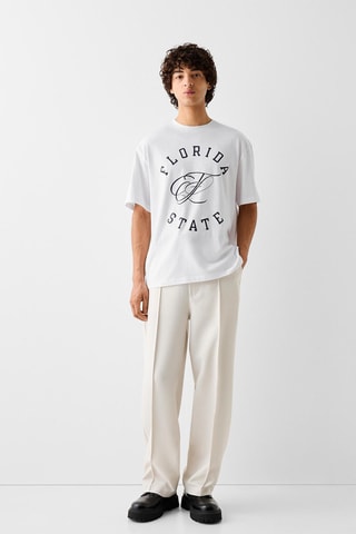 T-shirt oversize - Blanc