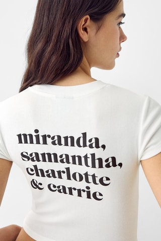 Crop top Sex and the City - Blanc