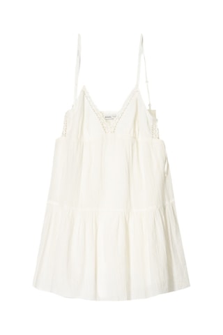 Robe trapèze - Ecru