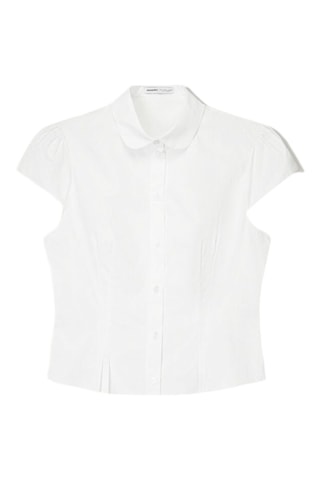 Chemisier court - Blanc