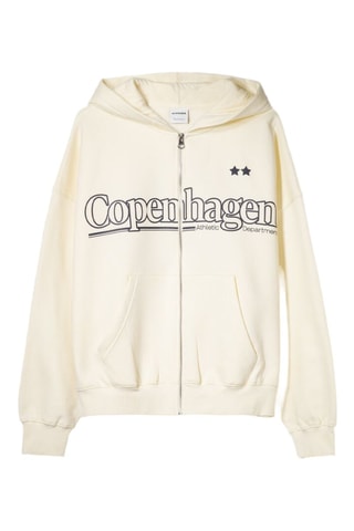 Sweat à capuche - Moutarde