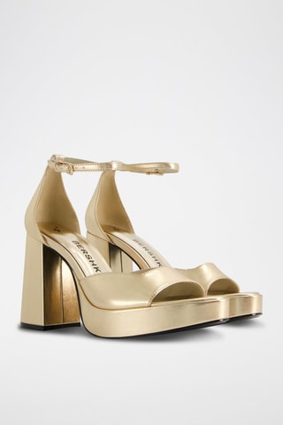 Sandales à talons - Doré