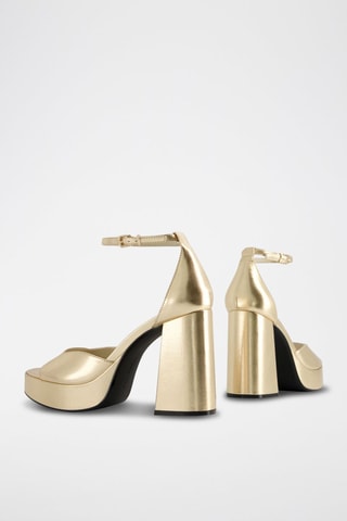 Sandales à talons - Doré