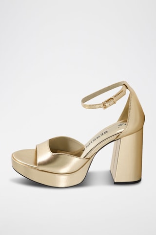 Sandales à talons - Doré