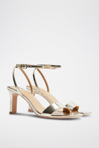Sandales à talons - Doré
