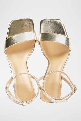 Sandales à talons - Doré
