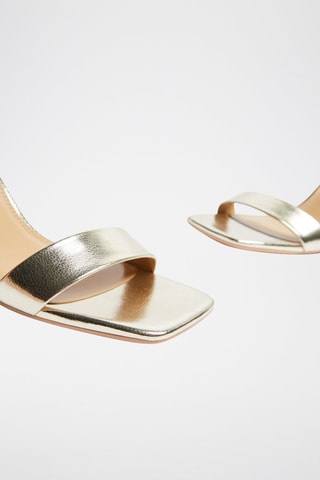 Sandales à talons - Doré