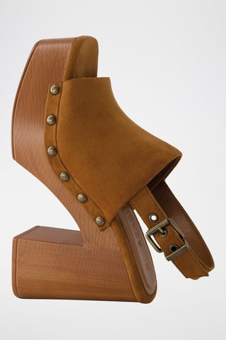 Sandales à talons - Marron