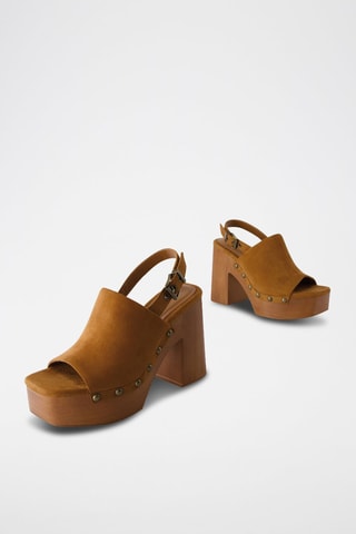 Sandales à talons - Marron