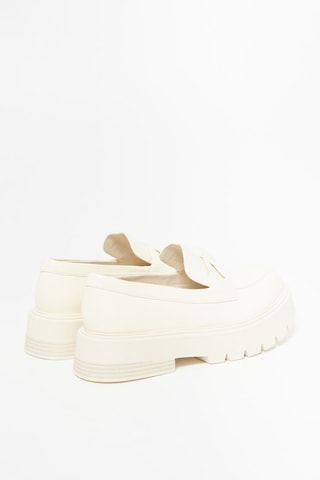 Mocassins à plateforme Blanc