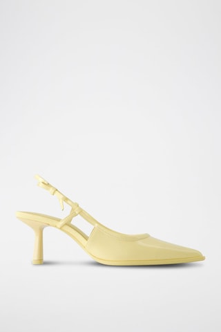 Escarpins vernis - Jaune pâle