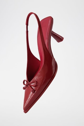 Escarpins vernis - Rouge