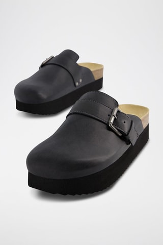 Sabots plateformes - Noir