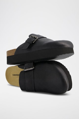 Sabots plateformes - Noir