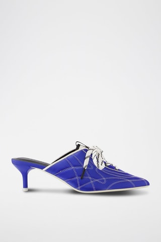 Mules à talons - Bleu