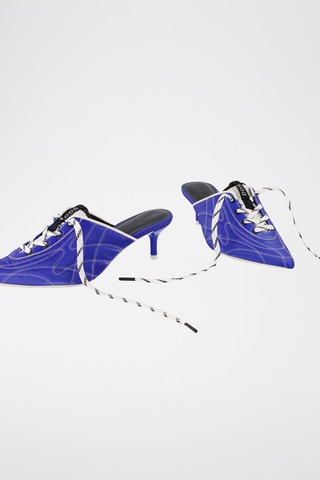 Mules à talons - Bleu