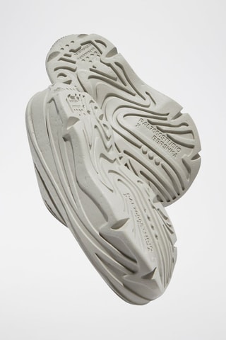 Mules plateformes Gris clair