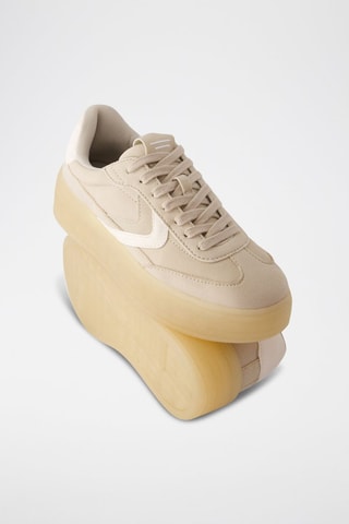 Baskets plateformes - Beige