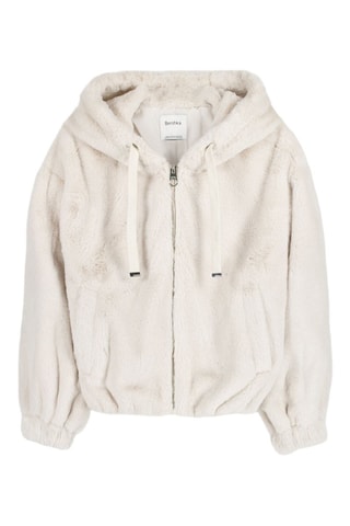 Veste à capuche - Beige
