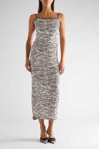 Robe droite sans manches - Blanc