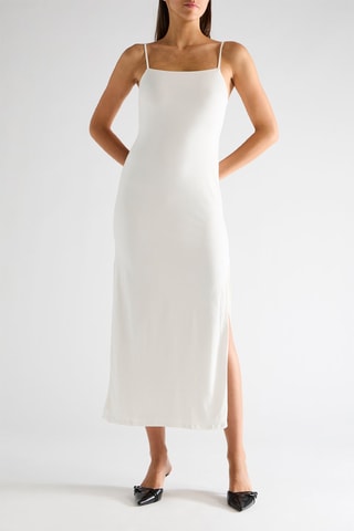 Robe longue sans manches - Blanc