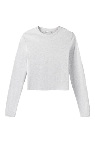 T-shirt - Gris clair chiné