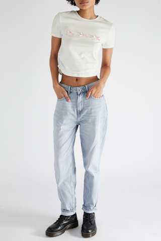 T-shirt cropped - Blanc