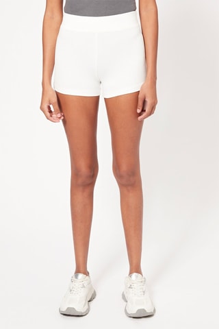Short taille haute - Blanc